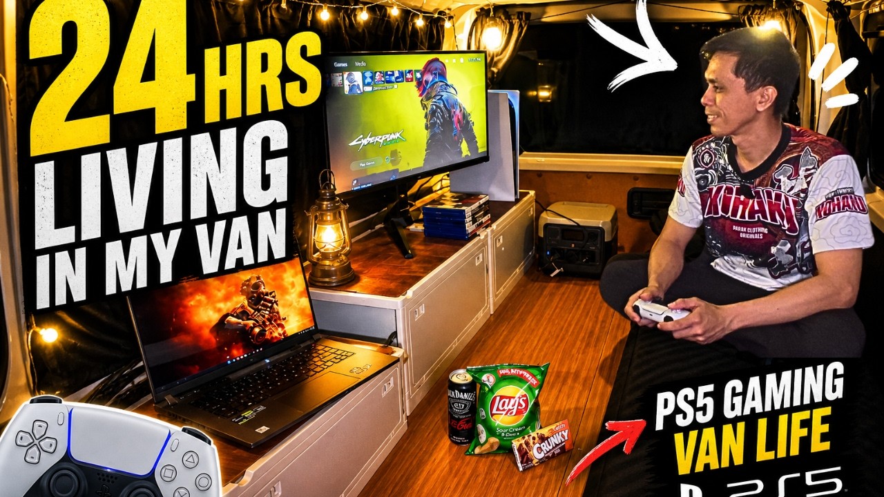 I Turned My Camper Van Into a Gaming Room
