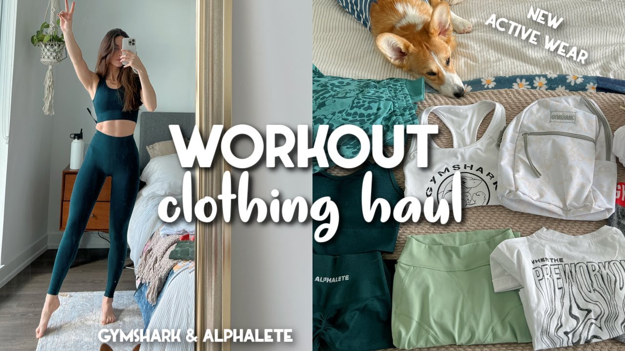 WORKOUT CLOTHING HAUL 🏋️‍♀️ Gymshark & Aphalete | Honest Review