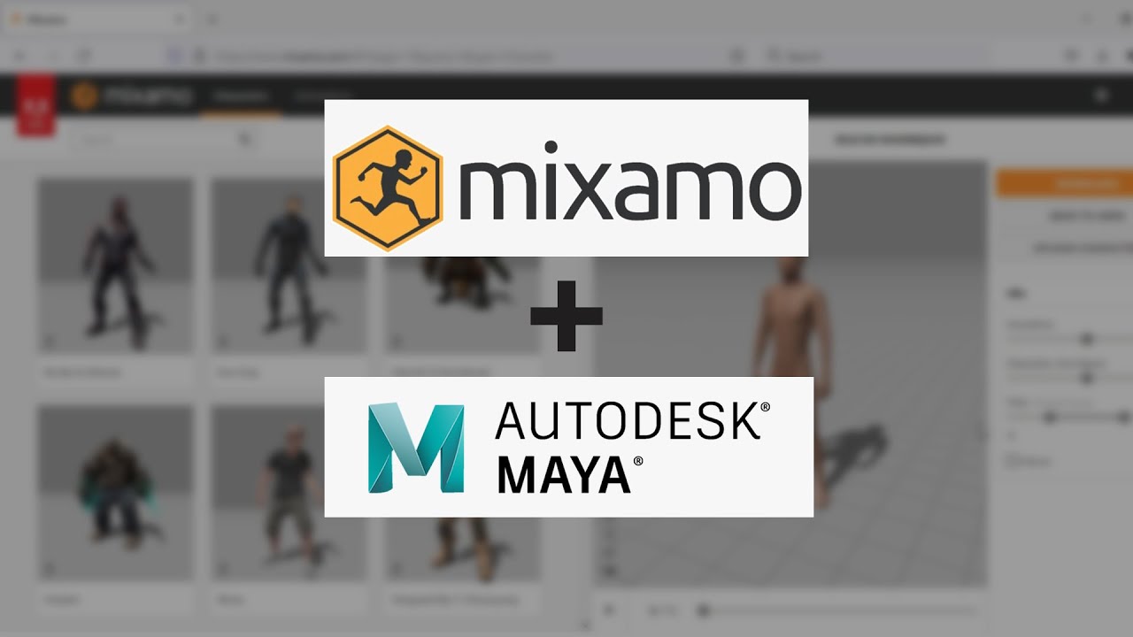 Combine your Mixamo animation clips in Maya | Mixing animations in Trax editor |  Mixamo to Maya