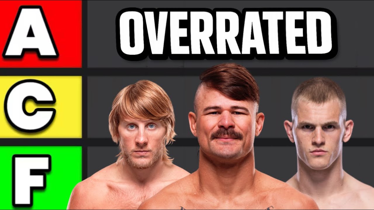 The Most Overrated Fighters In The UFC (Tier List)
