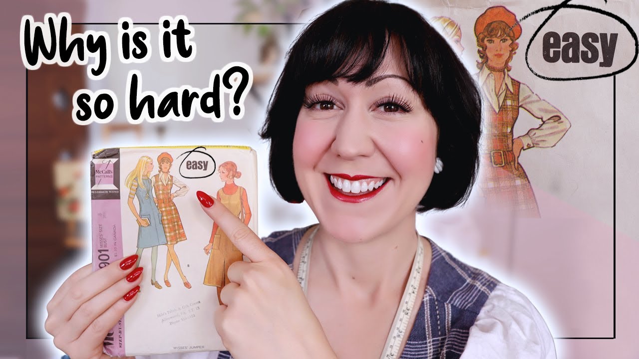 The sewing pattern says EASY so why is it so HARD? How to choose an EASY pattern for YOU!
