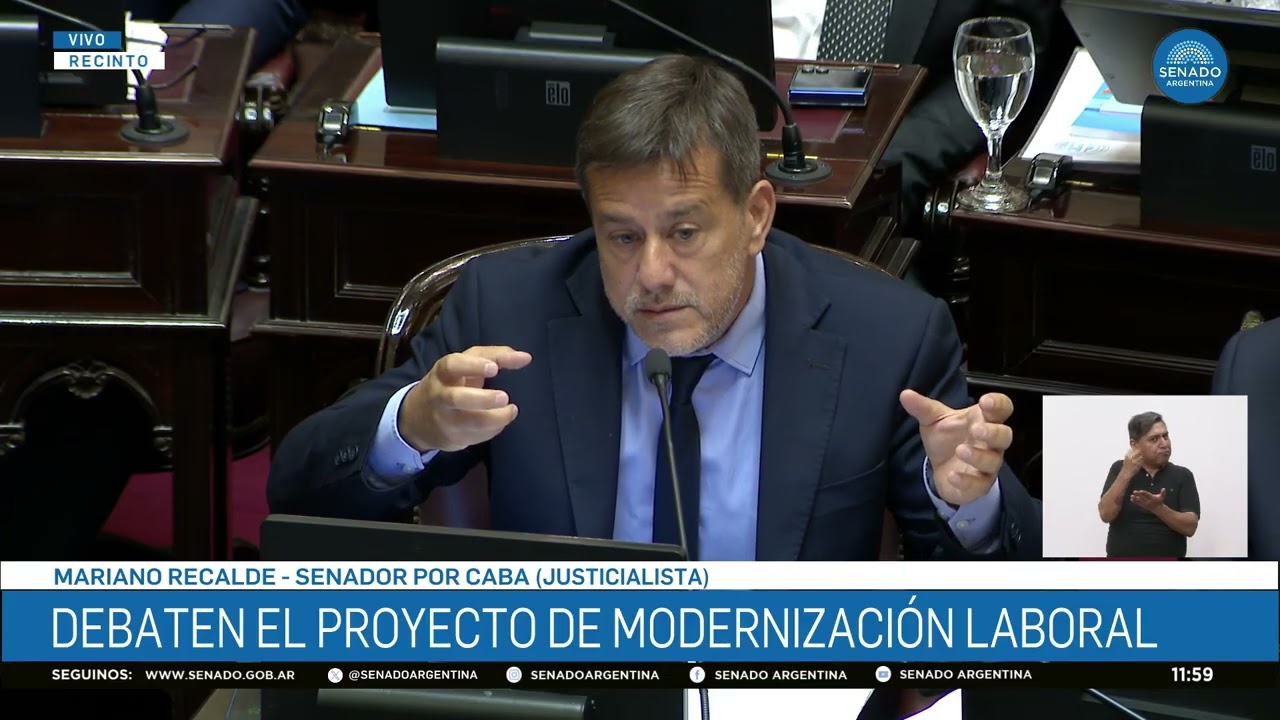 SENADOR MARIANO RECALDE - SESI&Oacute;N P&Uacute;BLICA ESPECIAL 11-02-26
