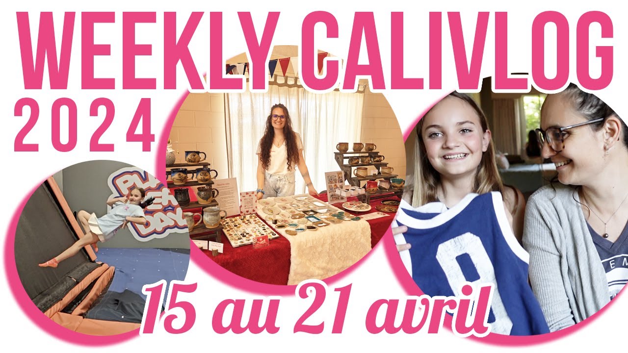 [NYCYLA CALIVLOG] C'EST LES VACANCES ! SHOPPING, COLORATION, TRAMPOLINE, MARCHÉ...