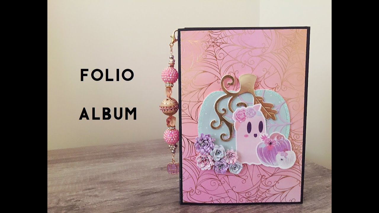 FOLIO ALBUM | project share | Pastel Halloween Craft
