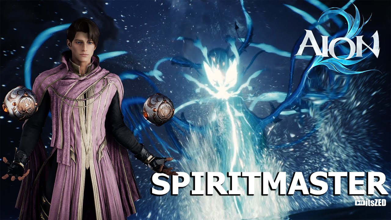 Aion 2 Spiritmaster Gameplay | Draupnir Lv45 Dungeon Run