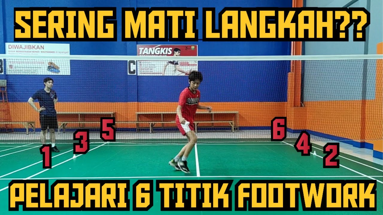 Penguasaan Lapangan Bulutangkis || Pondasi Dasar Footwork Bulutangkis