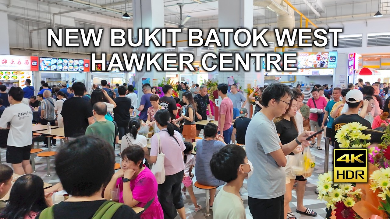 New Bukit Batok West Hawker Centre | Hawker Centre Tour #hawkerfood #hawkercentres #foodiesg