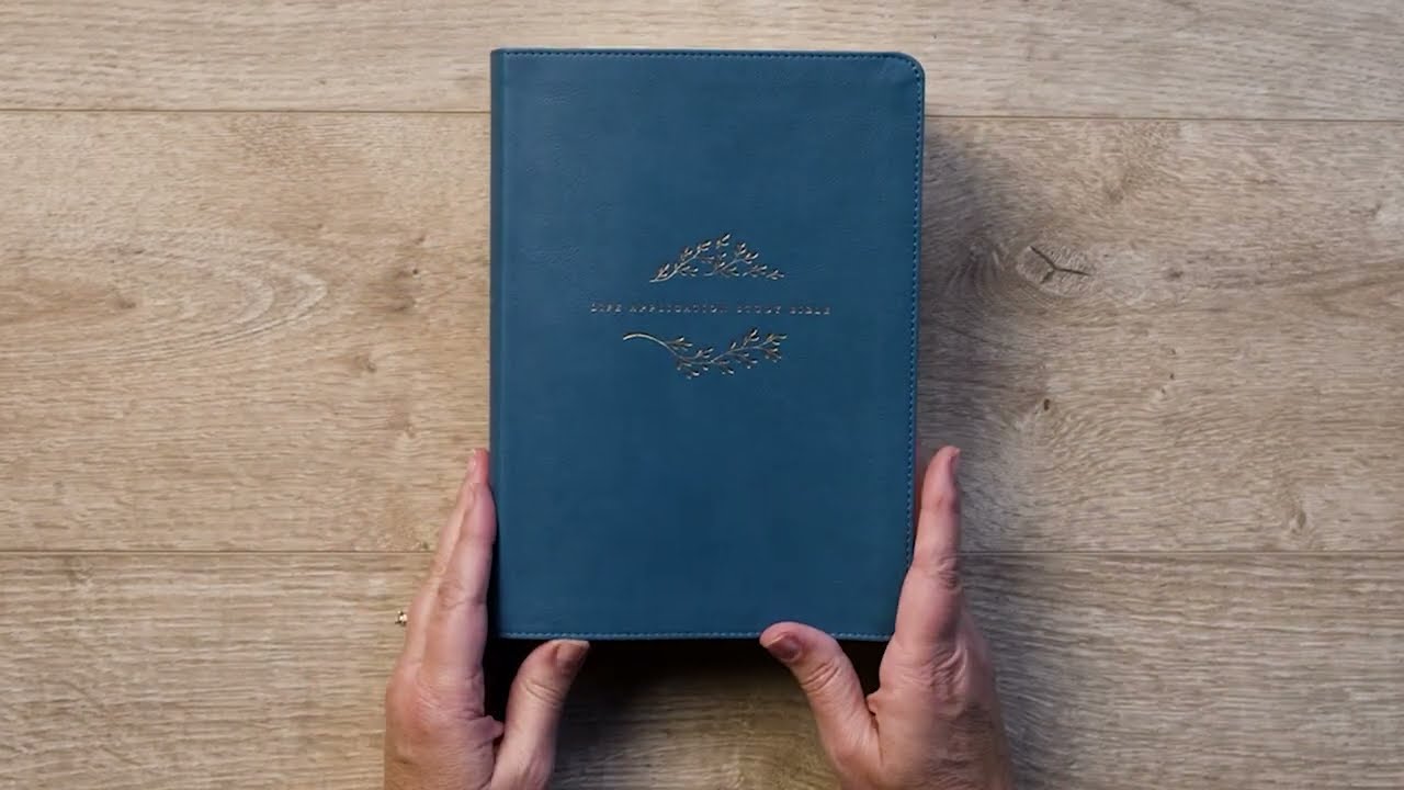 NLT Life Application Study Bible, Third Edition - Teal Blue LeatherLike
