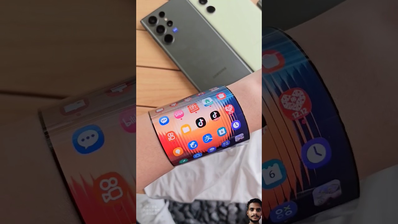 Samsung New stretchable screen #smartphone #display #tech #displayscreen #technology #gadgets