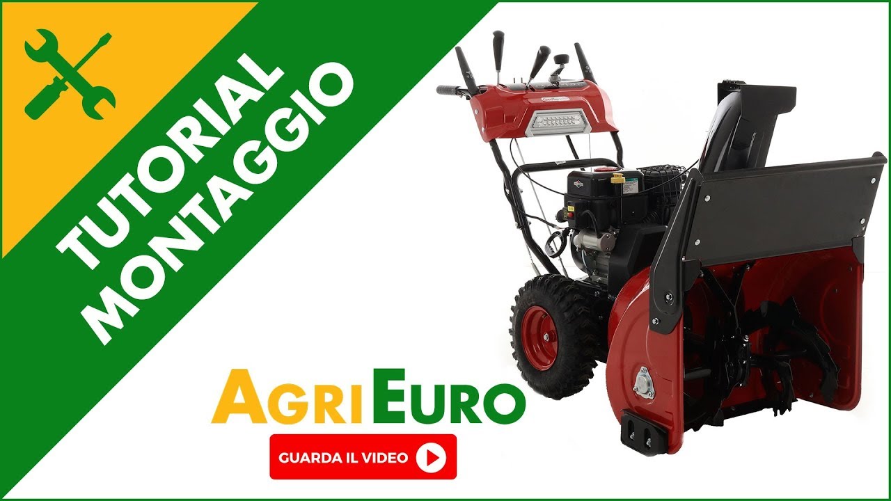 Come montare SpazzaneveGeoTech STP766