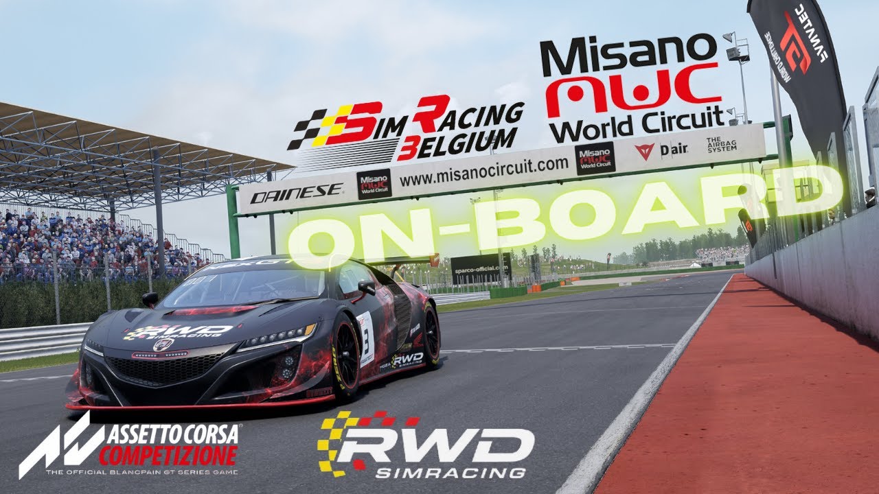 ACC - RWD / Race 4 Sim Racing Belgium - 75min at MISANO