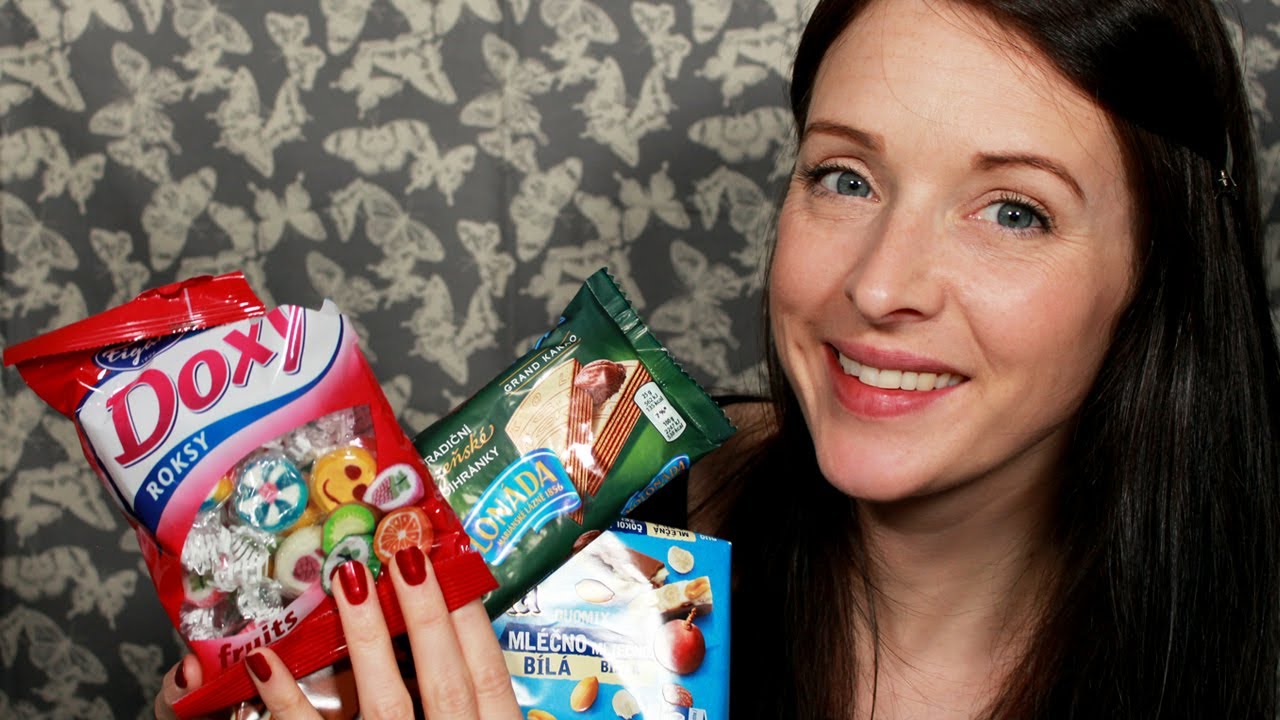 Czech Republic 🇨🇿 Snack Unboxing - ASMR Mouth Sounds