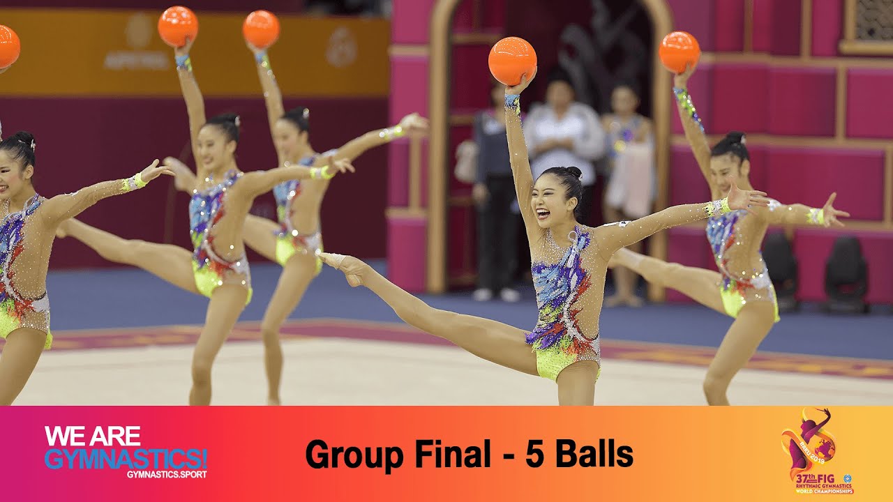 2019 Rhythmic Worlds, Baku (AZE) – Highlights 6, Group Final 5 Balls - We are Gymnastics !