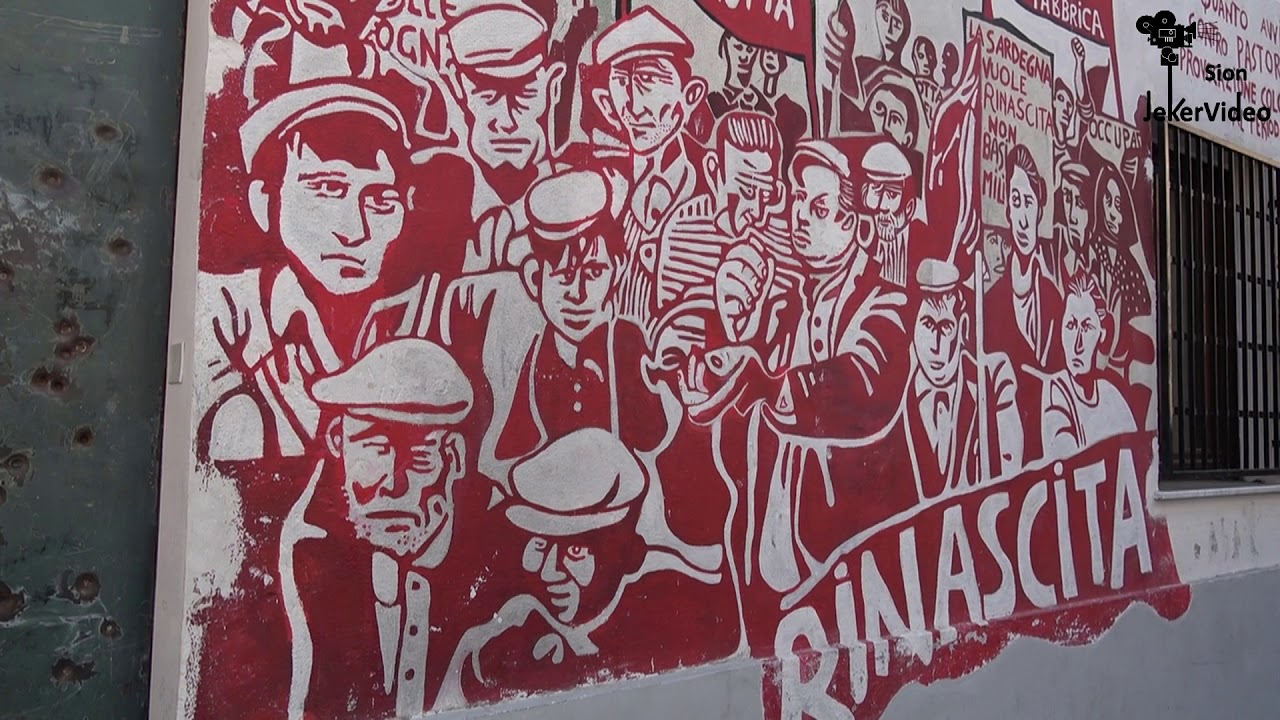 Sardaigne  Orgosolo et les peintures murales