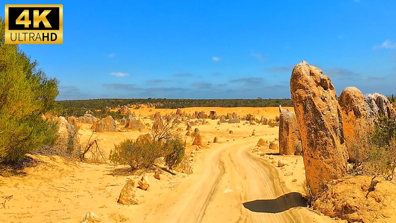 Australia's most BREATHTAKING Scenic DESERT DRIVE | Pinnacles Desert in 4K