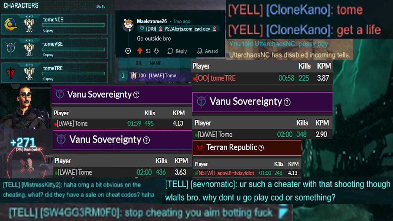 Planetside clips in the big 26