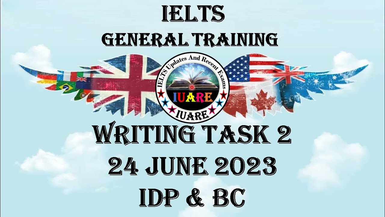 24 June 2023 IELTS / Writing Task 2 / General Training / Exam Review / INDIA