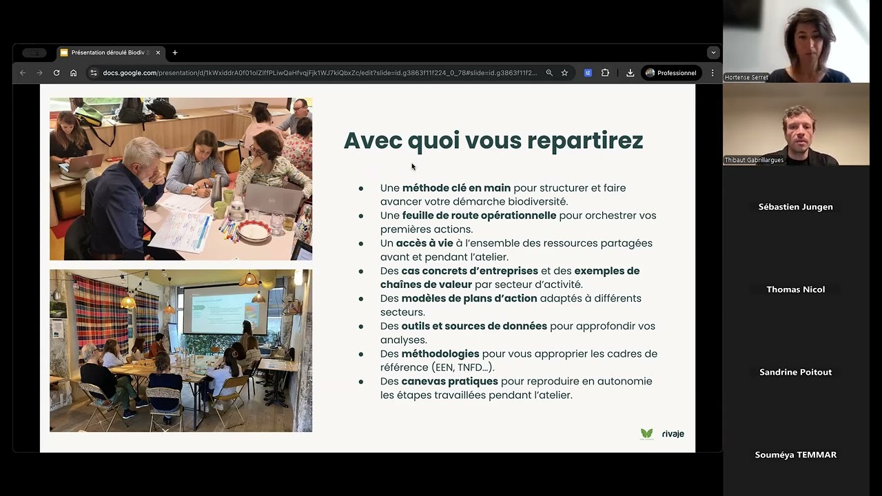 Webinaire de présentation de la formation Biodiv'360