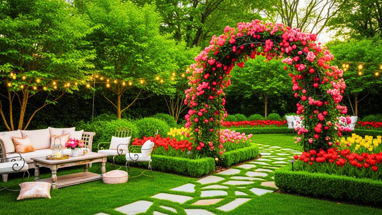 100+ Rose Landscaping Ideas for Stunning Front and Back Yards  Colorful Borders, Arches & Pathways