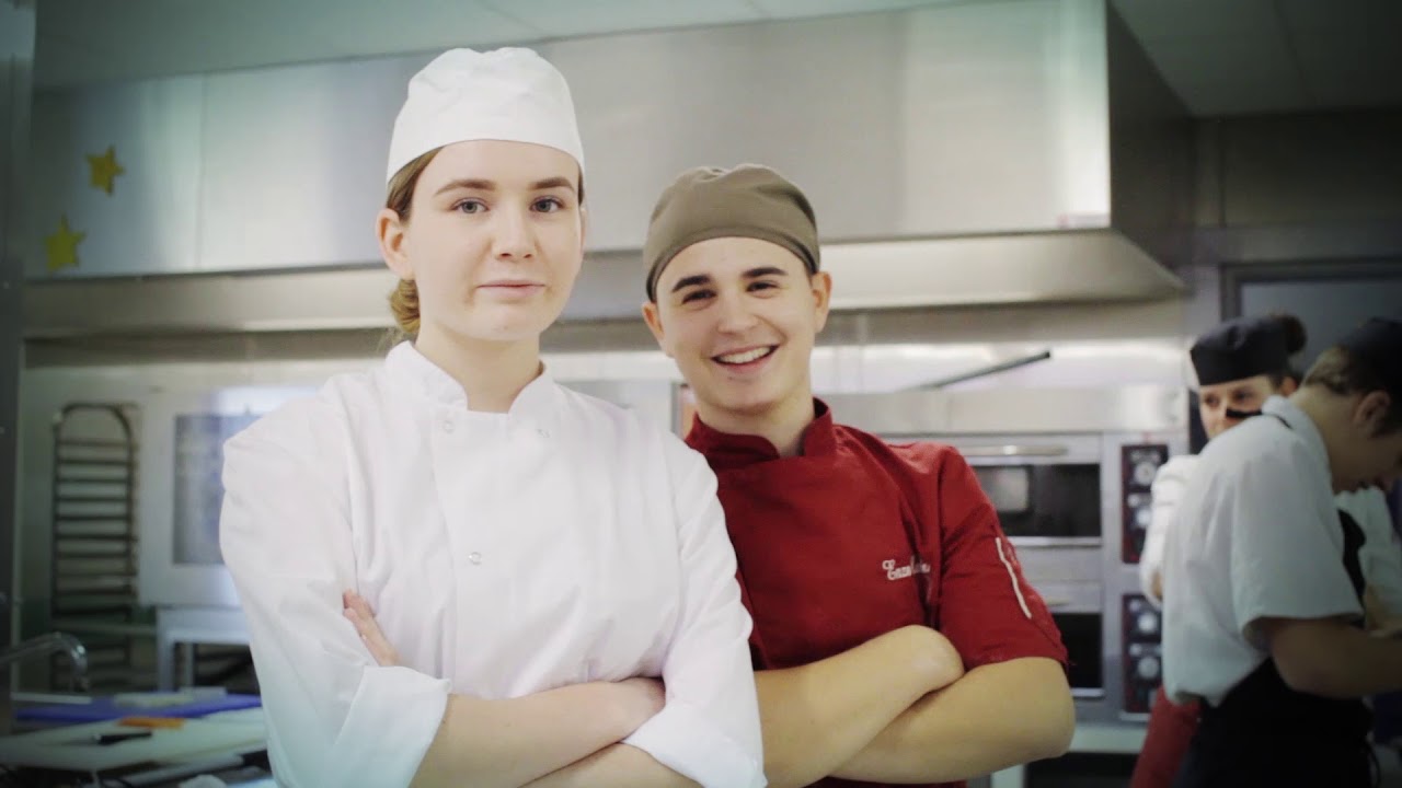 La formation cuisine du lycée hôtelier Marie Curie à Saint-Jean-du-Gard