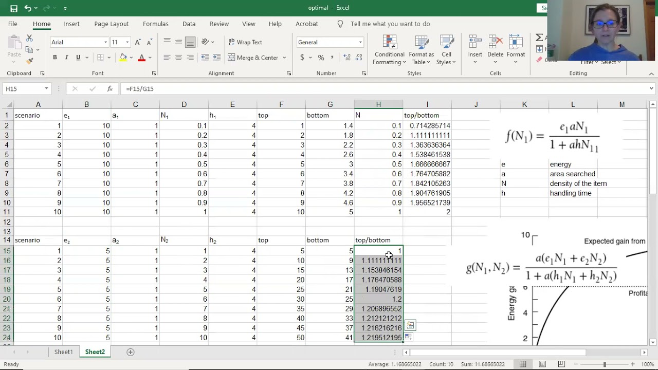 Comparing a generalist to specialist function in excel