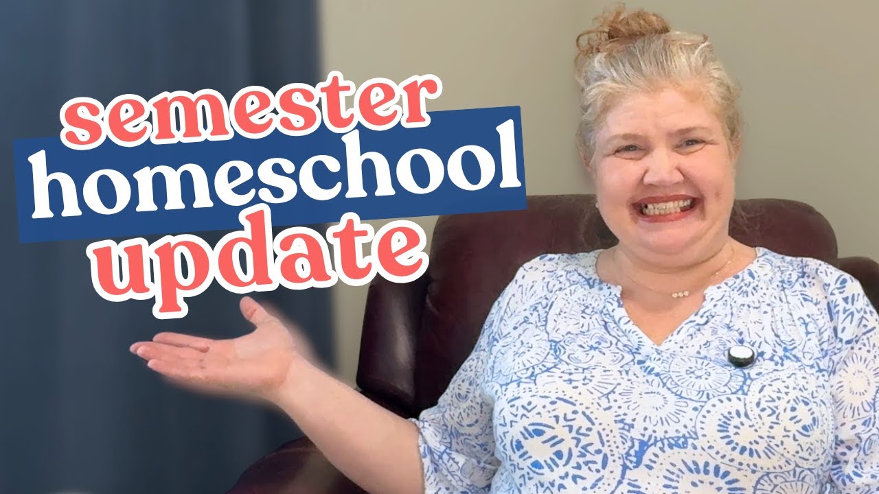 1st Semester Homeschool Update | Dual enrollment, English & more