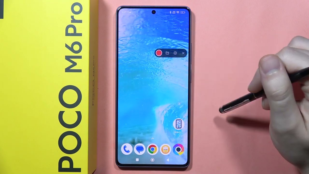 POCO M6 Pro: запись экрана &mdash; используйте функцию записи экрана на POCO M6 Pro #howtodevices