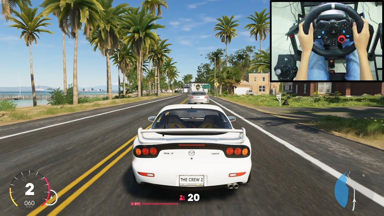 Mazda RX-7 - The Crew 2 | Logitech g29 gameplay