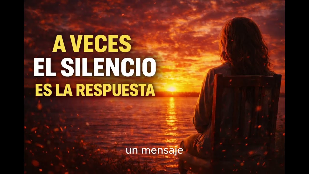 A VECES EL SILENCIO ES LA RESPUESTA | Paz interior | Soltar | Amor propio