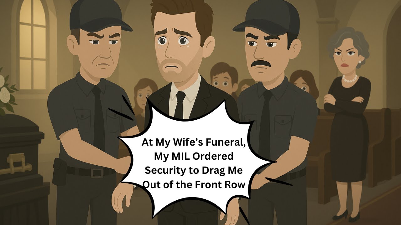 At My Wife’s Funeral, My MIL Ordered Security to Drag Me Out of the Front Row