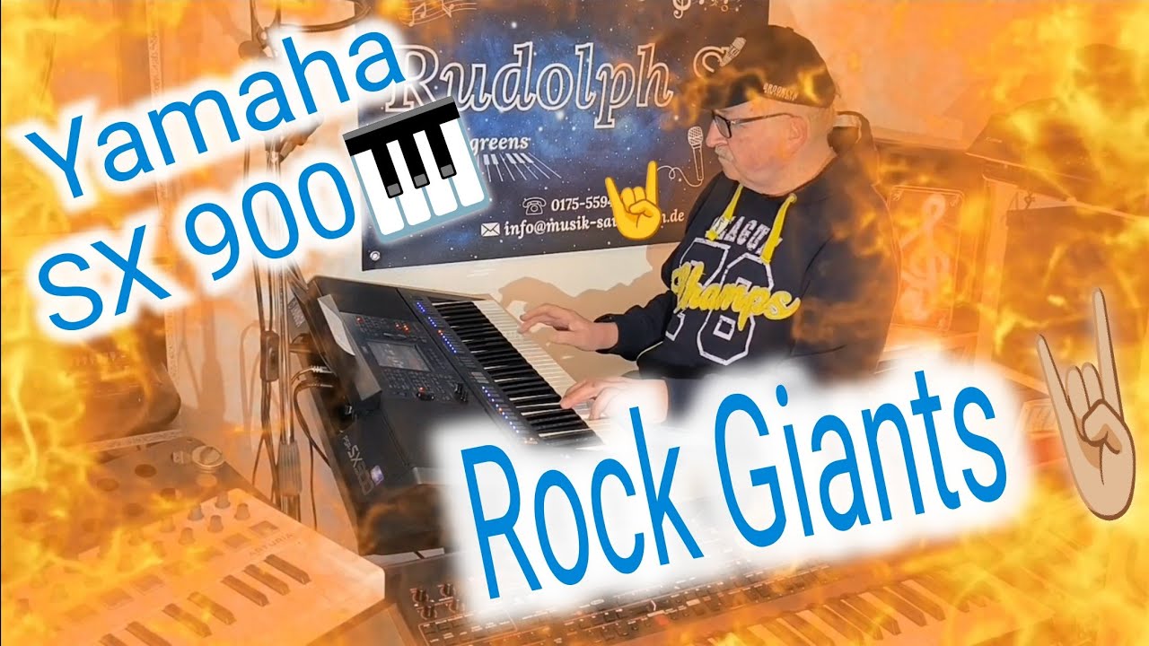 Rock Music 70s Hits - Rock Musik 70er Hits Yamaha SX900 Keyboard Guitar Sounds