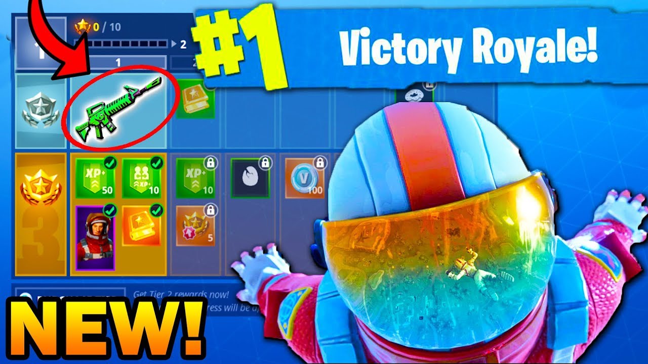 FORTNITE SEASON 3 UNLOCKING ENTIRE BATTLE PASS REACTION! (Fortnite Battle Royale GRIND Stream)