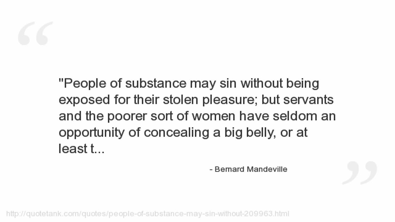 Bernard Mandeville Quotes