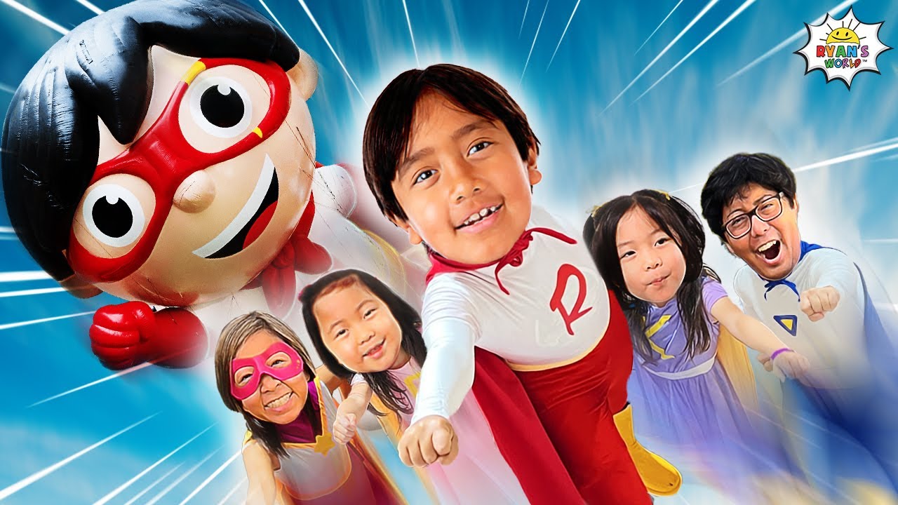 Macy's Thanksgiving Day Parade 2022! Ryan's Family version of the Balloon Parade