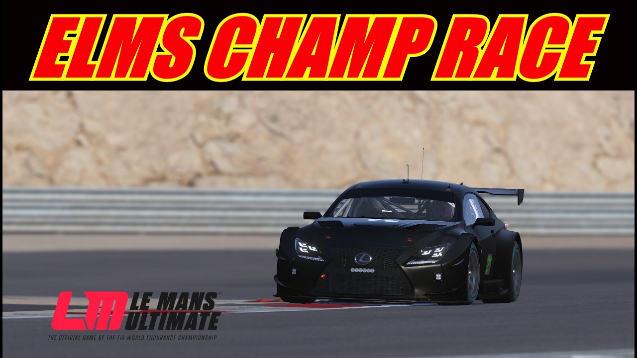 🔴 Le Mans Ultimate -  No Practice ELMS Champ Race