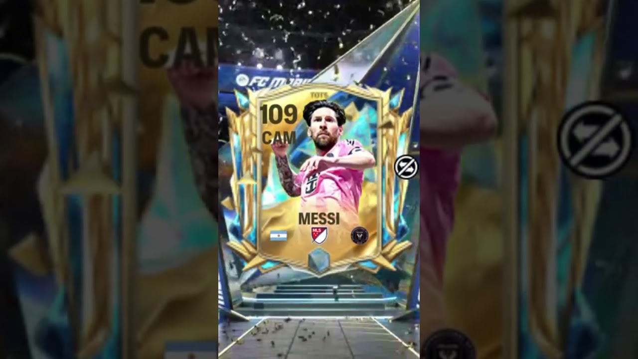 UTOTS MESSI PACK, TOS PACK OPENING. #fifa #football  #messi #fcmobile #fc25 #fcbarcelona #tots