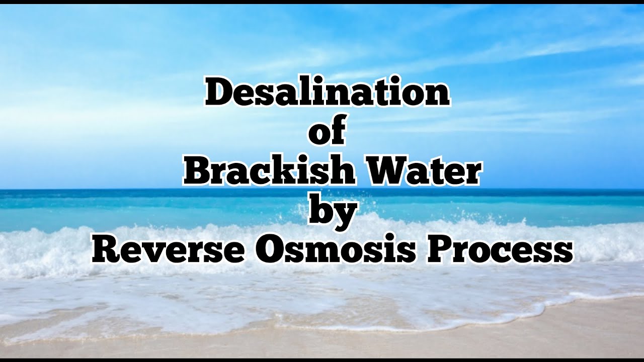 Desalination of Brackish water by Reverse Osmosis _ RO Method #chemistry #watertreatment