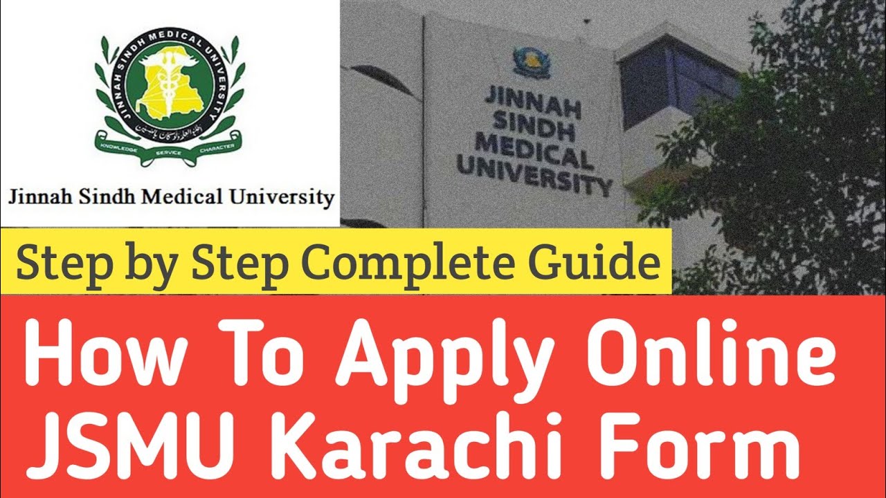 JSMU Karachi Online Apply 2026 | Pharm-D, Nursing, DPT, BSMT, BSPH | Complete Admission Guide