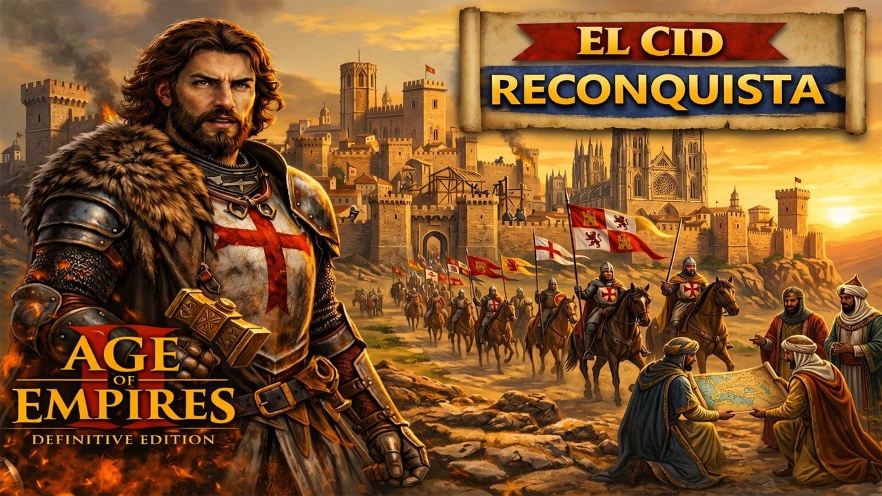 Age of Empires 2 Definitive Edition – El Cid #6 | RECONQUISTA | Campaña Completa AOE2 Español