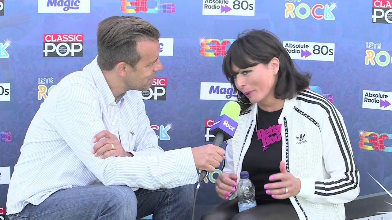 Betty Boo backstage at Let's Rock Bristol! 2015