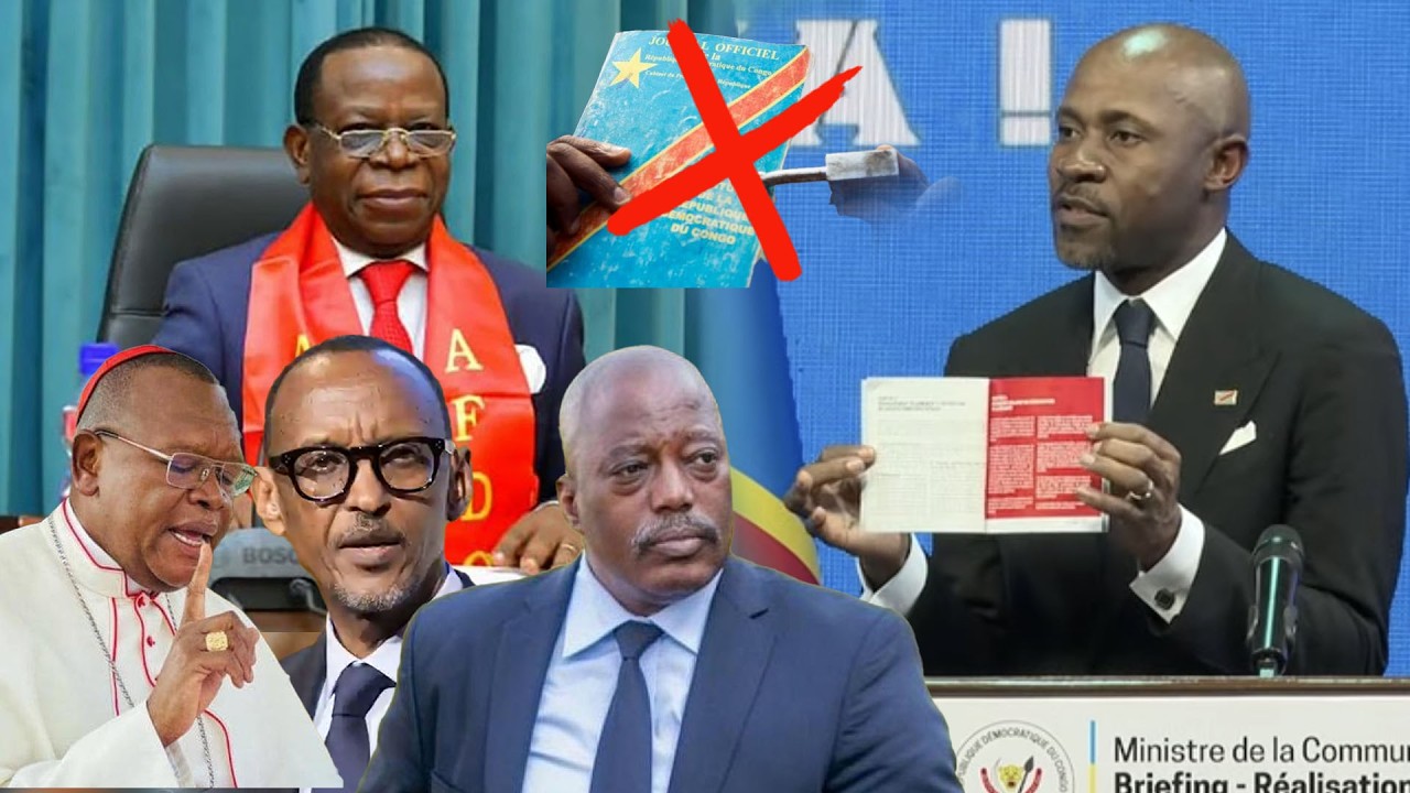 C GRAVE CE QUE MUYAYA VIENT DE DÉCLARÉ SUR LE CHANGEMENT D LA  CONSTITUTION, REALISATIONS DU P DDRCS