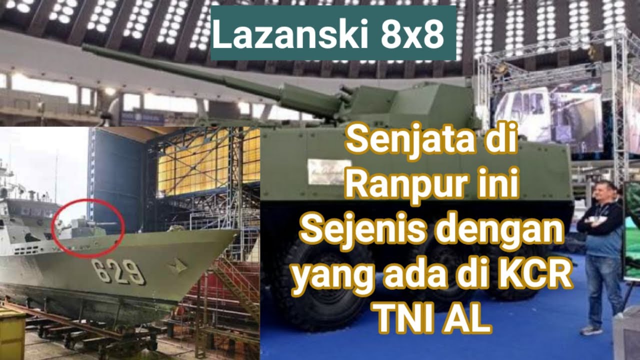 Lazanski 8x8 - Senjata di Ranpur ini Sejenis dengan yang ada di Kapal Cepat Rudal TNI AL