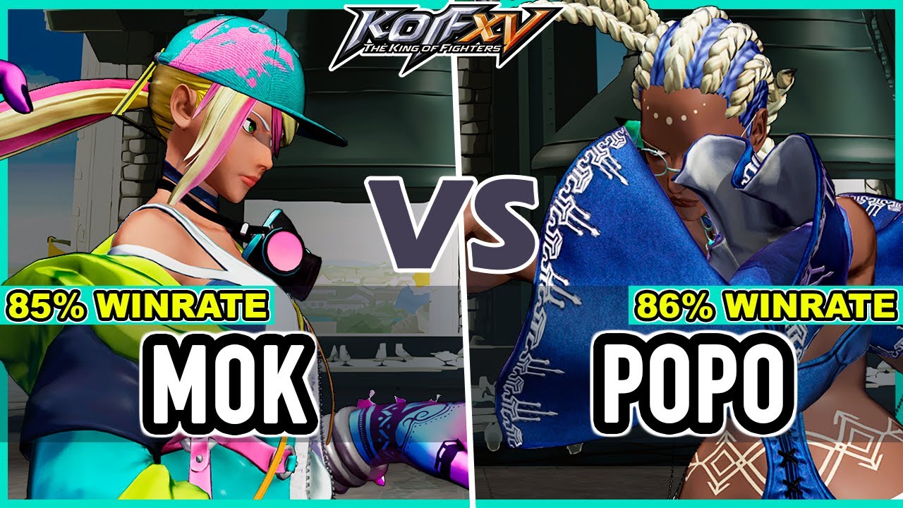 KOF XV 🔥 Mok (Shun'ei/Isla/Kukri) vs Popo (Benimaru/Dolores/Ryo)