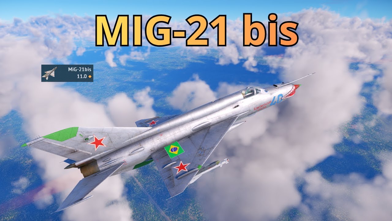 MIG-21 bis melhor caça 11.0 do war thunder !