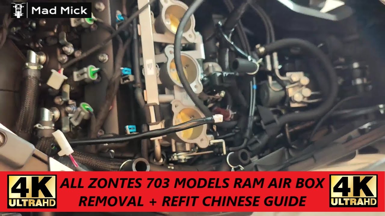 ALL ZONTES 703 MODELS RAM AIR BOX REMOVAL AND REFIT CHINESE GUIDE