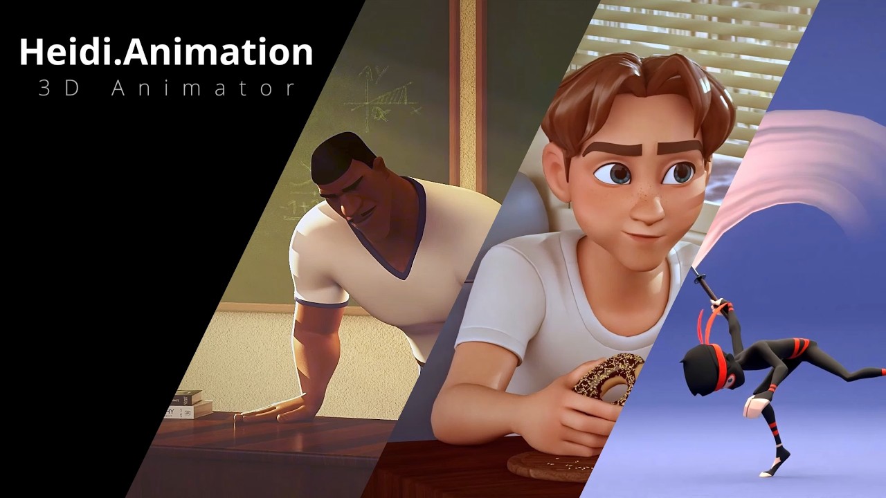 3D animation Showreel beginning of 2025