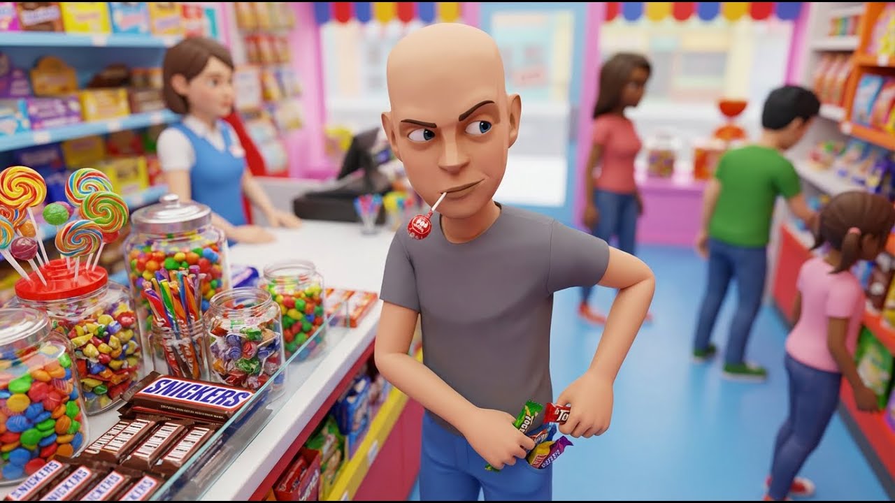 Classic Caillou Takes a tootsie Roll pop from the Store/ Arrested /Grounded/ S3 EP31