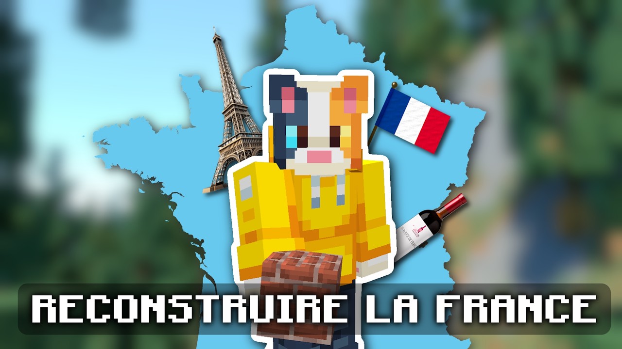 On a reconstruit la France dans Minecraft