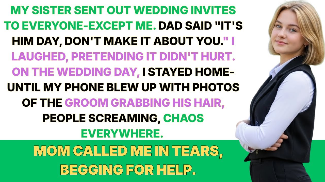 My Sister Sent Out Wedding Invites To Everyone - Except Me—Then I Shocked Them All