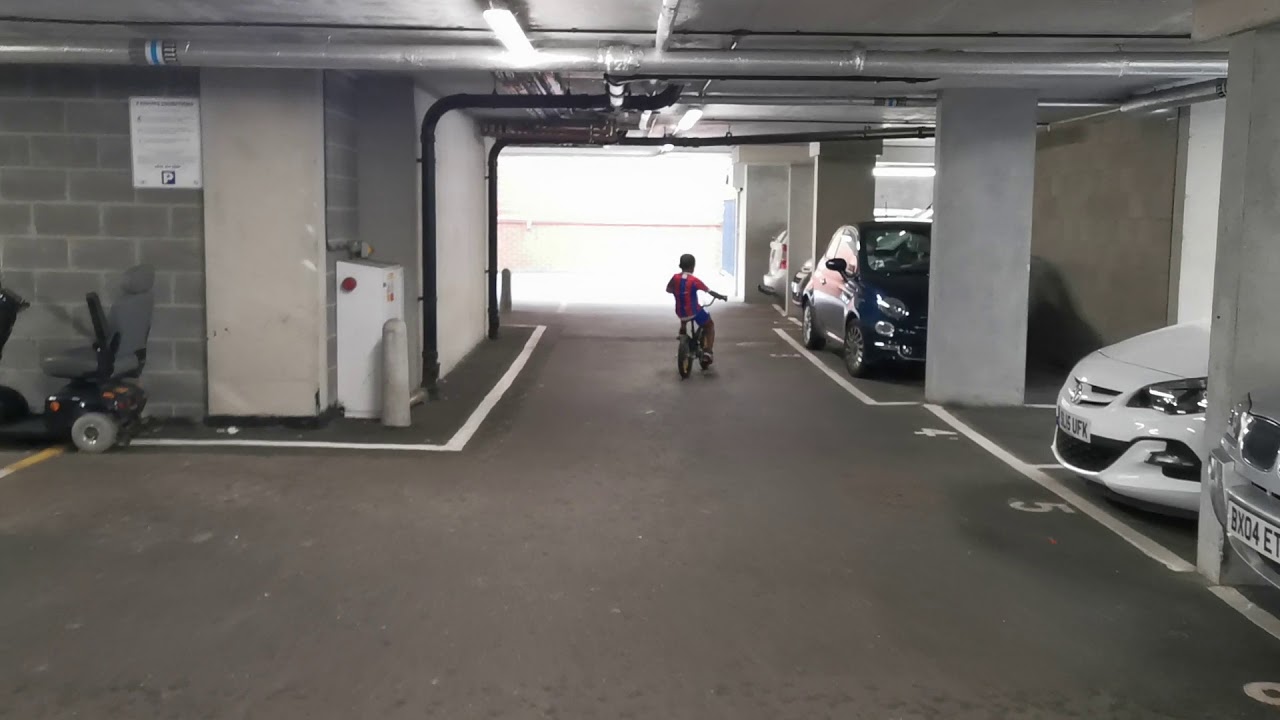 Gio masters his First attempt at ridinga bike